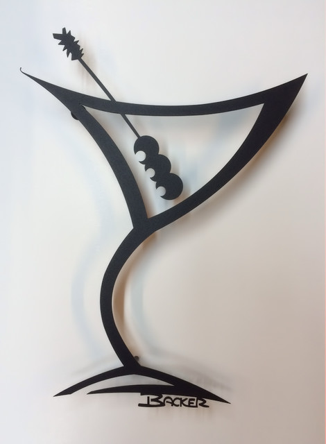 Martini Wall Decor Techieblogie Info Twisted Martini Home Decor Wall Sculptures Contemporary