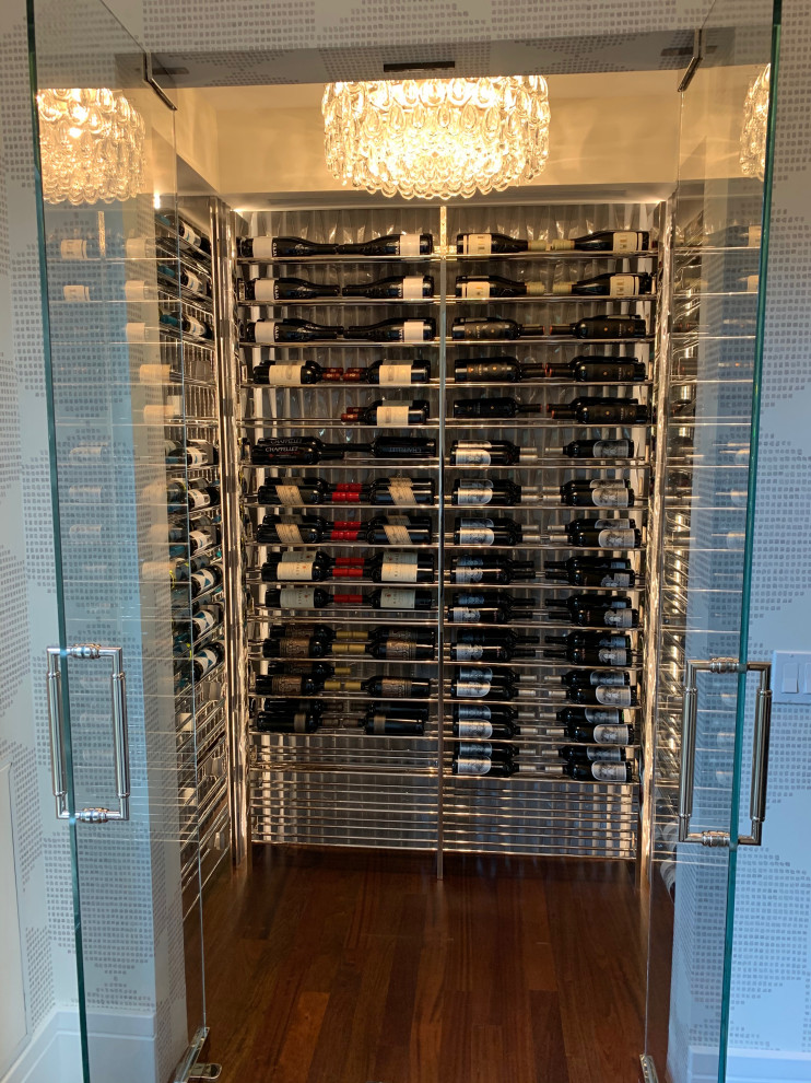 Inspiration for a modern wine cellar in Las Vegas.