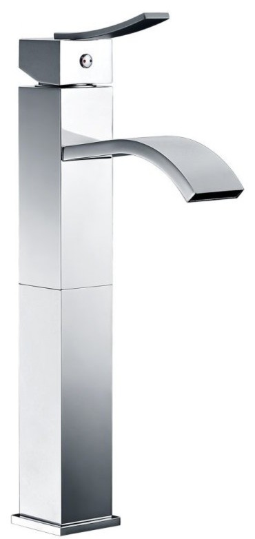 Dawn Single-Lever Square Tall Lavatory Faucet, Chrome