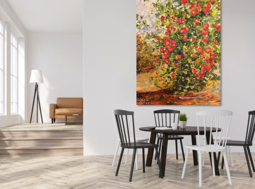 Гостиная - Дизайн интерьера - Картины художницы Дианы Маливани (5)