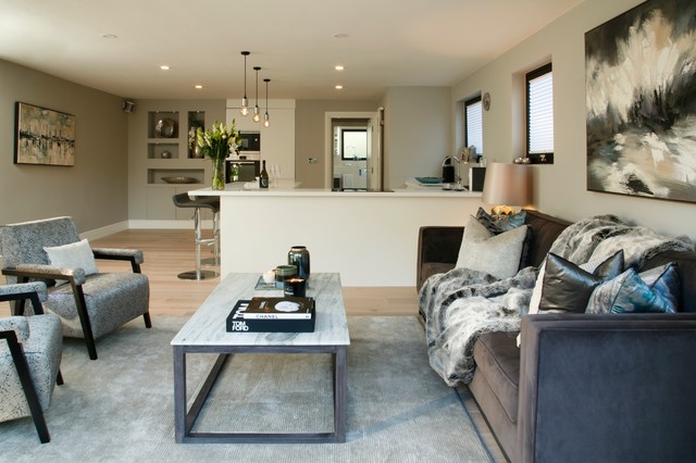 Luxury Apartment in Surrey contemporary-living-room