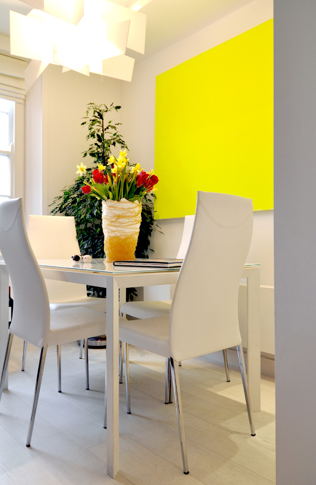 Scandi dining room in London.