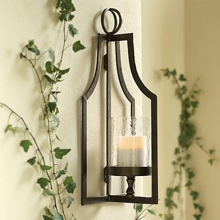 Extra Large Wall Sconces For Candles  Iron wall candle holders, Candle  holder wall sconce, Large candle wall sconces