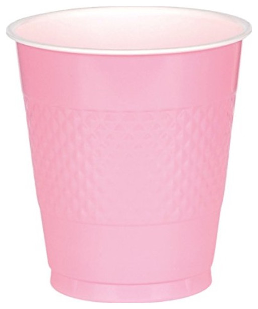 New Pink Plastic Cups Big Party Pack, 16 Oz., 50 Ct., 50 pieces