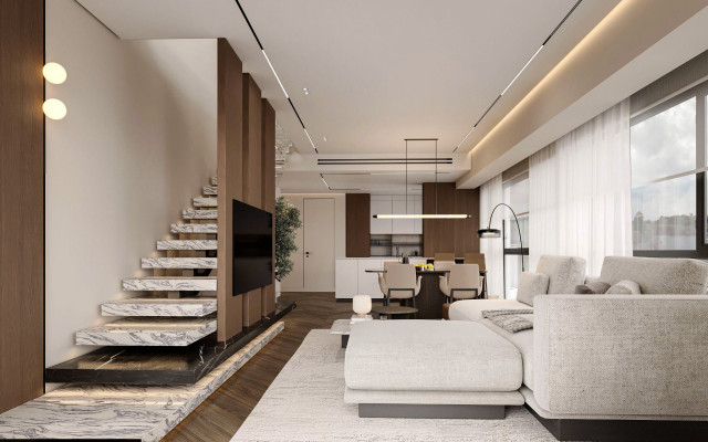 Duplex Apartment rendering