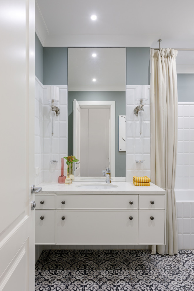 Студия в неоклассическом стиле 48м2