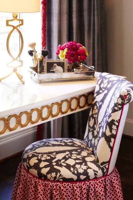 Customized Vanity Area eclectic-bedroom