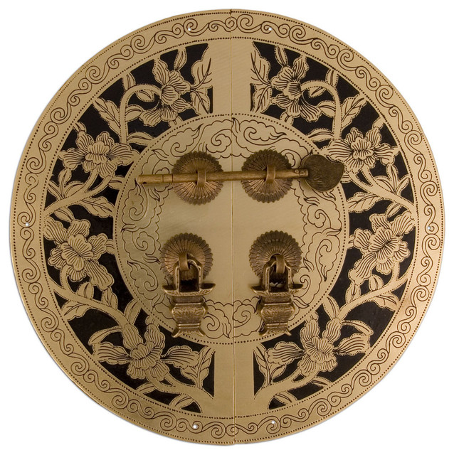 Peony Flower Cabinet Face Plate 9 1 2 Asian And Drawer Peony Flower Cabinet Face Plate 9 1 2 Asian And Drawer Handle Pulls By Chinese Br Hardware