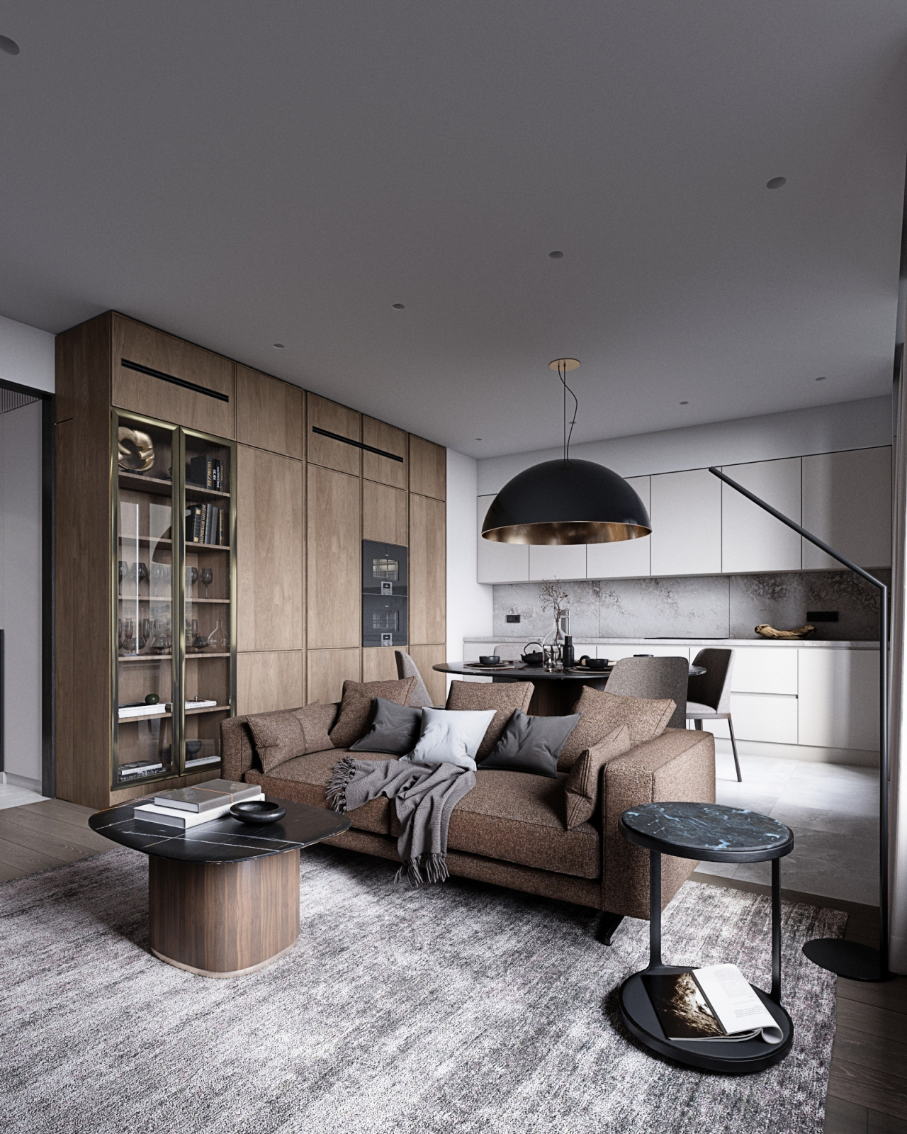 Интерьеры квартиры в ЖК Пресня-Сити