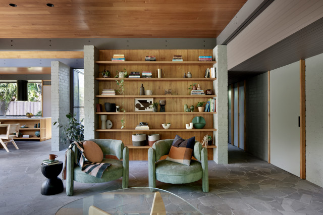 Eaglemont House exotisk-vardagsrum