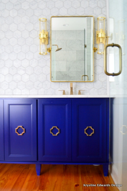 Inspiration for a transitional bathroom remodel in Charleston