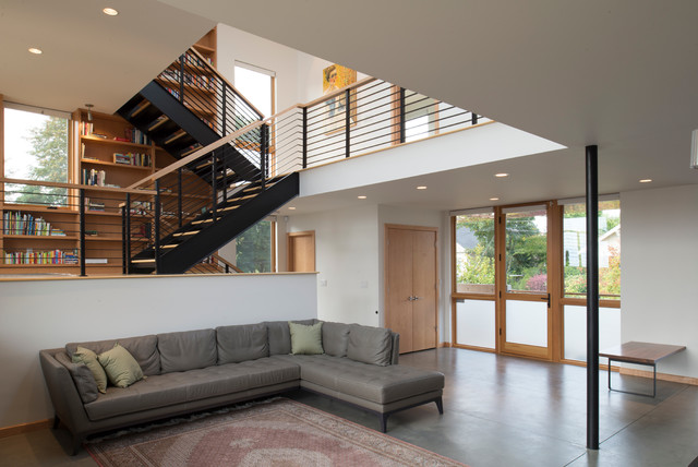 Book Loft trendy-dagligstue