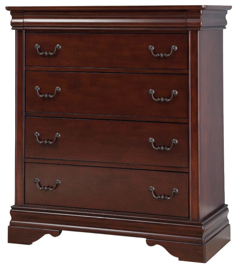 Liberty Furniture Carriage Court Chest, Mahogany Stain Traditional