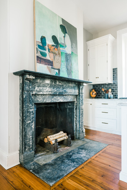 Stone Farmhouse Renovation transitional-kitchen