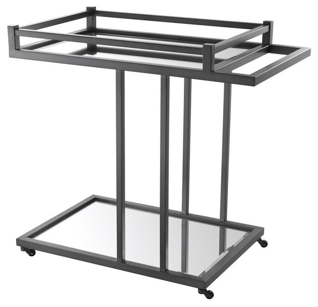 Bronze Bar Cart Eichholtz Beverly Hills Transitional Bar Carts