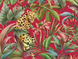 Damisa Mustard Leopard Print Wallpaper