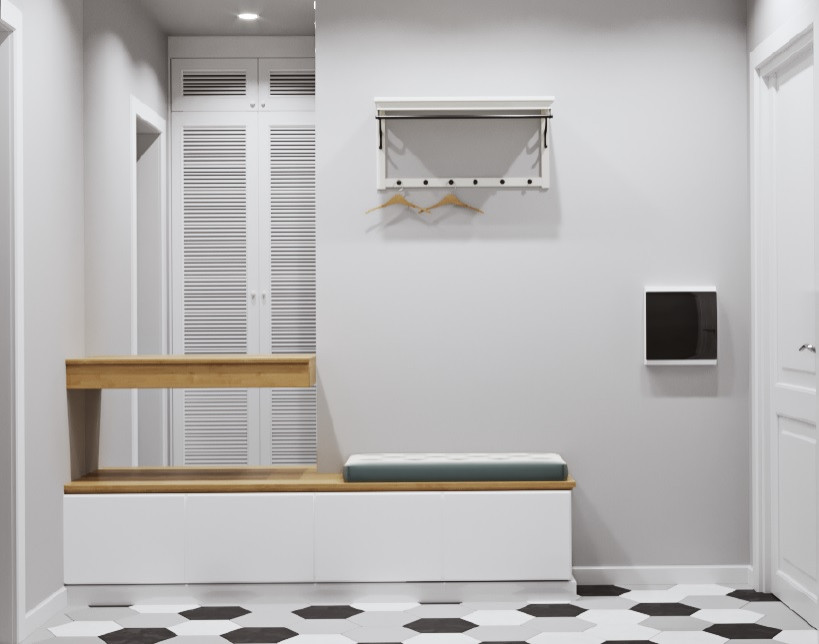 Дизайн проект для молодой девушки.