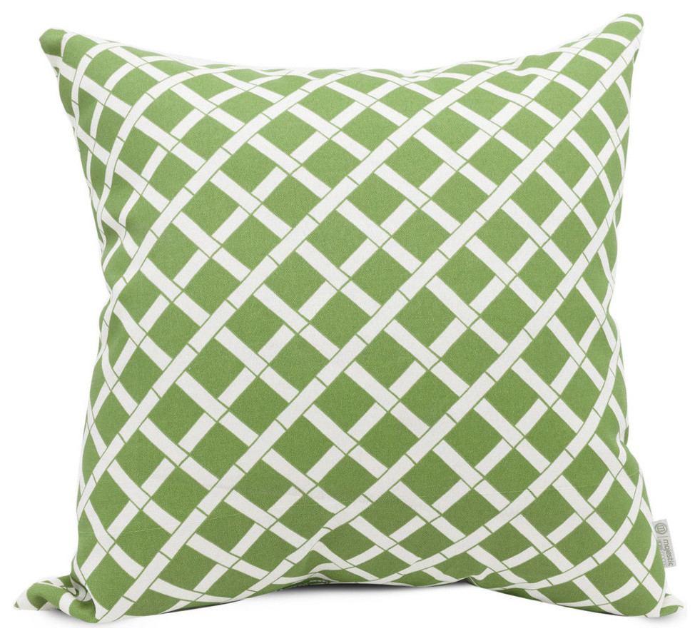 Sage Bamboo Large Pillow 20x20 Asian Outdoor Cushions And Pillows