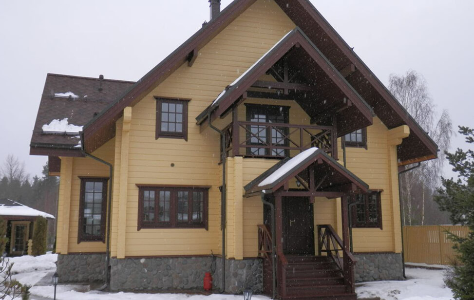 Дома из клееного бруса