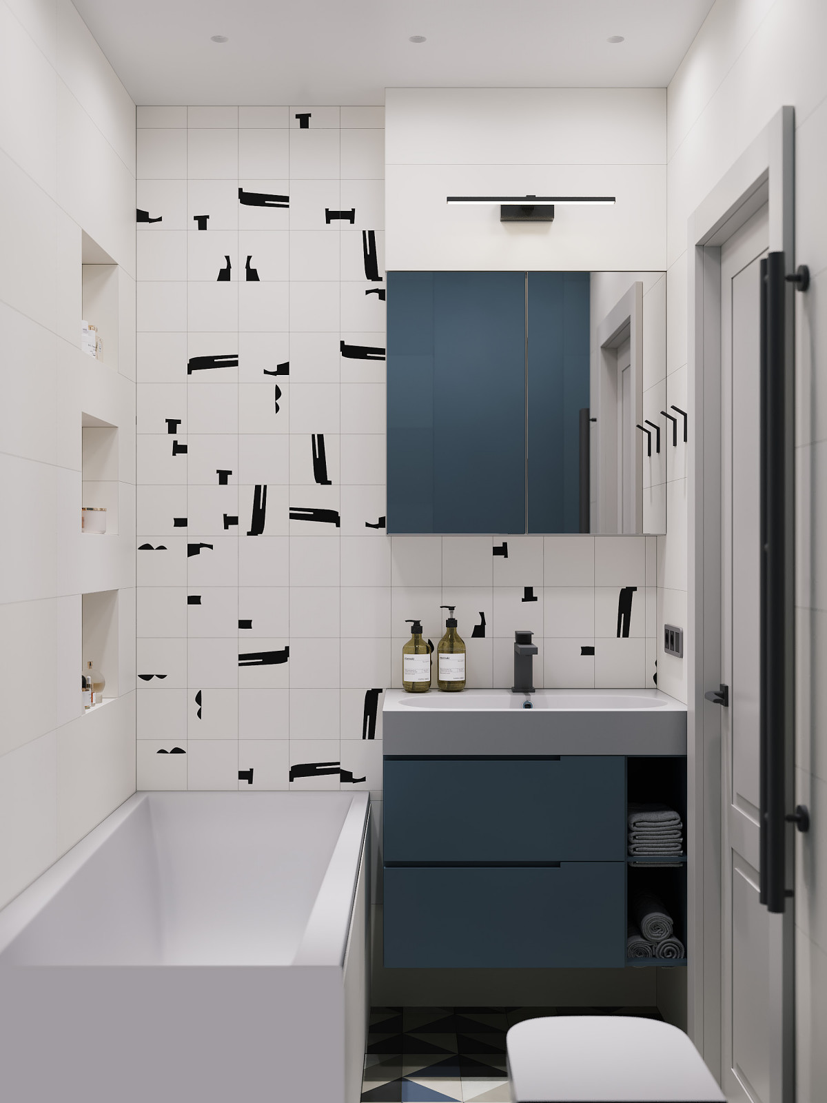 Дизайн-проект квартиры в Москве, 120 кв.м