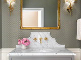 Transitional Bathroom by Karr Bick Kitchen and Bath