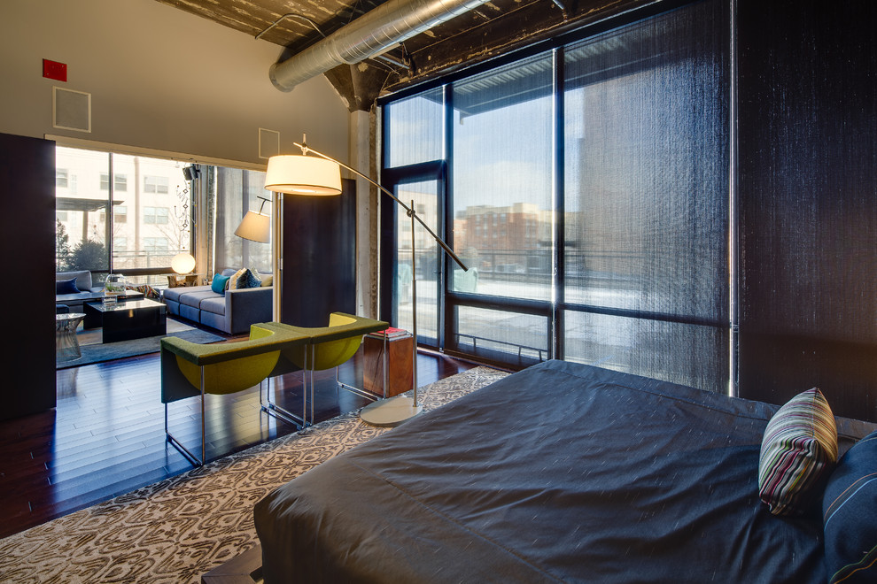 This is an example of an industrial bedroom in Minneapolis.