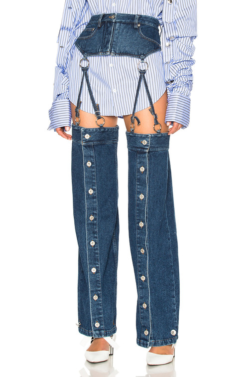 extreme cut out jean