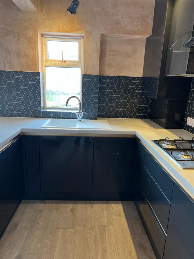 Leicester anthracite grey glossy