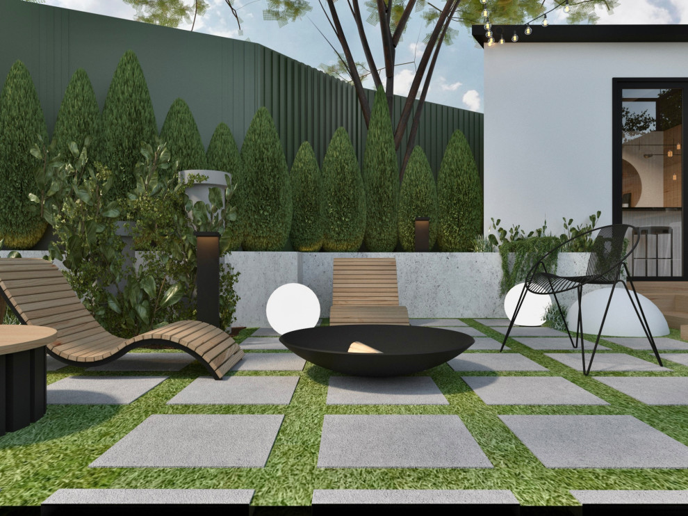 Ландшафтный дизайн двора