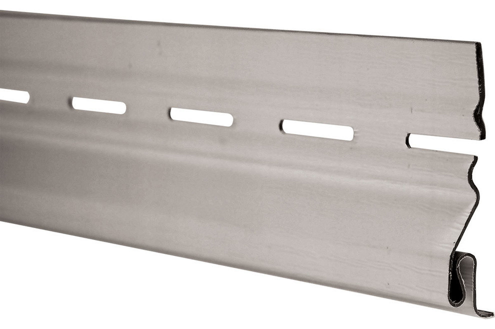 107.5" Vinyl Starter Strip Transitional Siding And Stone Veneer