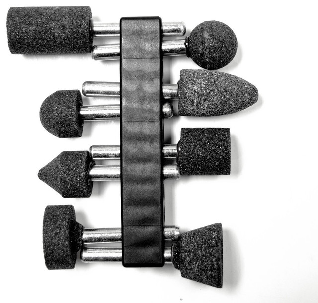 Century Drill and Tool Assorted Mounted Grinding Points, Set of 8