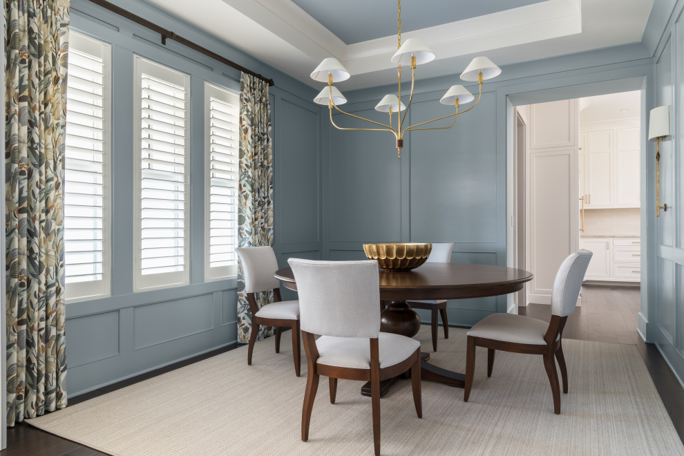 Inspiration for a transitional dining room remodel in Atlanta
