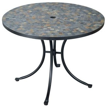 Home Styles Mosaic Outdoor Dining Table - Stone Harbor