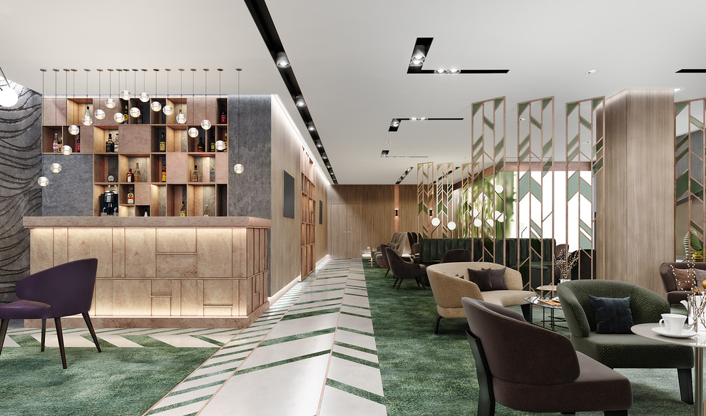 Бизнес-зал для S7 Airlines в Новосибирске