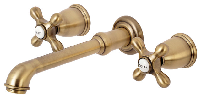 Kingston Brass Ks7123ax 8 Center Wall Mount Bathroom Faucet