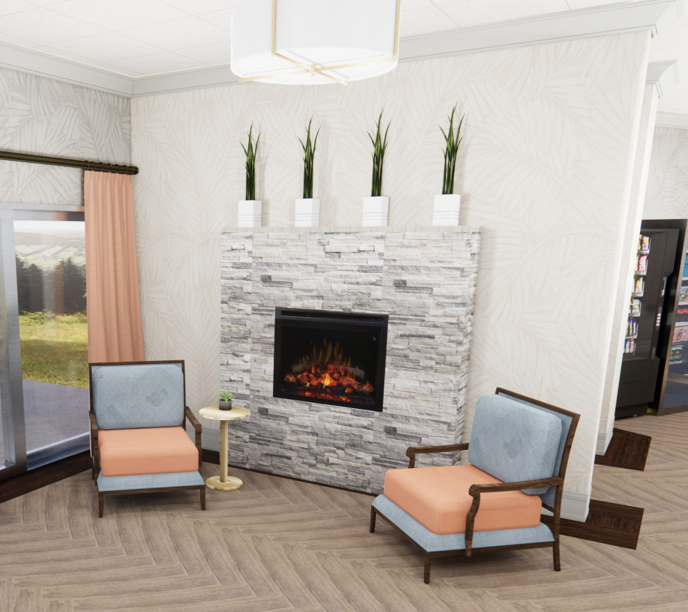Entryway - transitional entryway idea