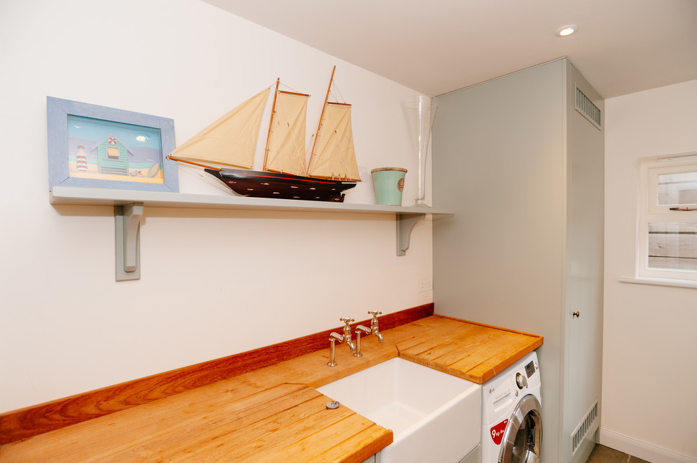 Photo of a beach style utility room in Cornwall.