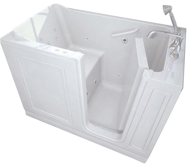 American Standard 3051.114.CRW Walk-In Combination Tub,  White
