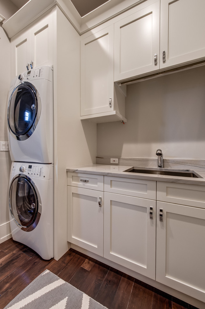 This is an example of a beach style laundry room in Miami.