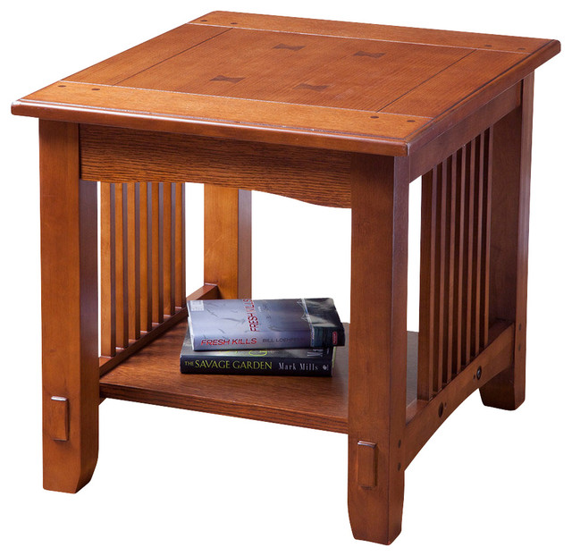Mission Style End Table Contemporary Side Tables And End Tables