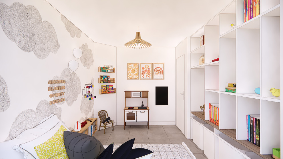 Chambre parentale et chambre d'amis Quincampoix 3D