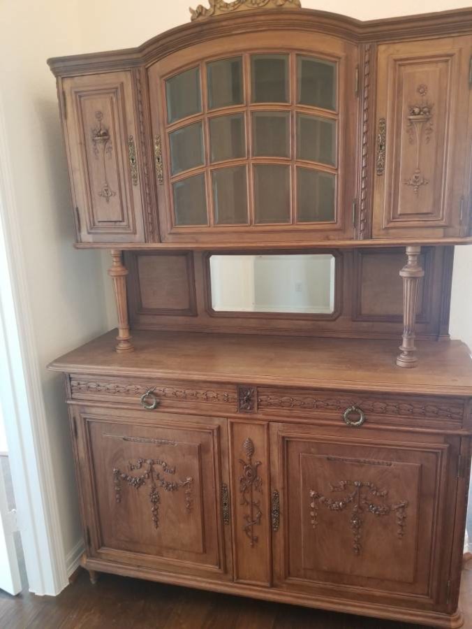 Removing hutch from antique buffet. Questions!