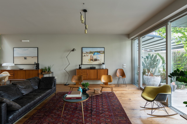 Loft di Delia e Stefano industriell-vardagsrum