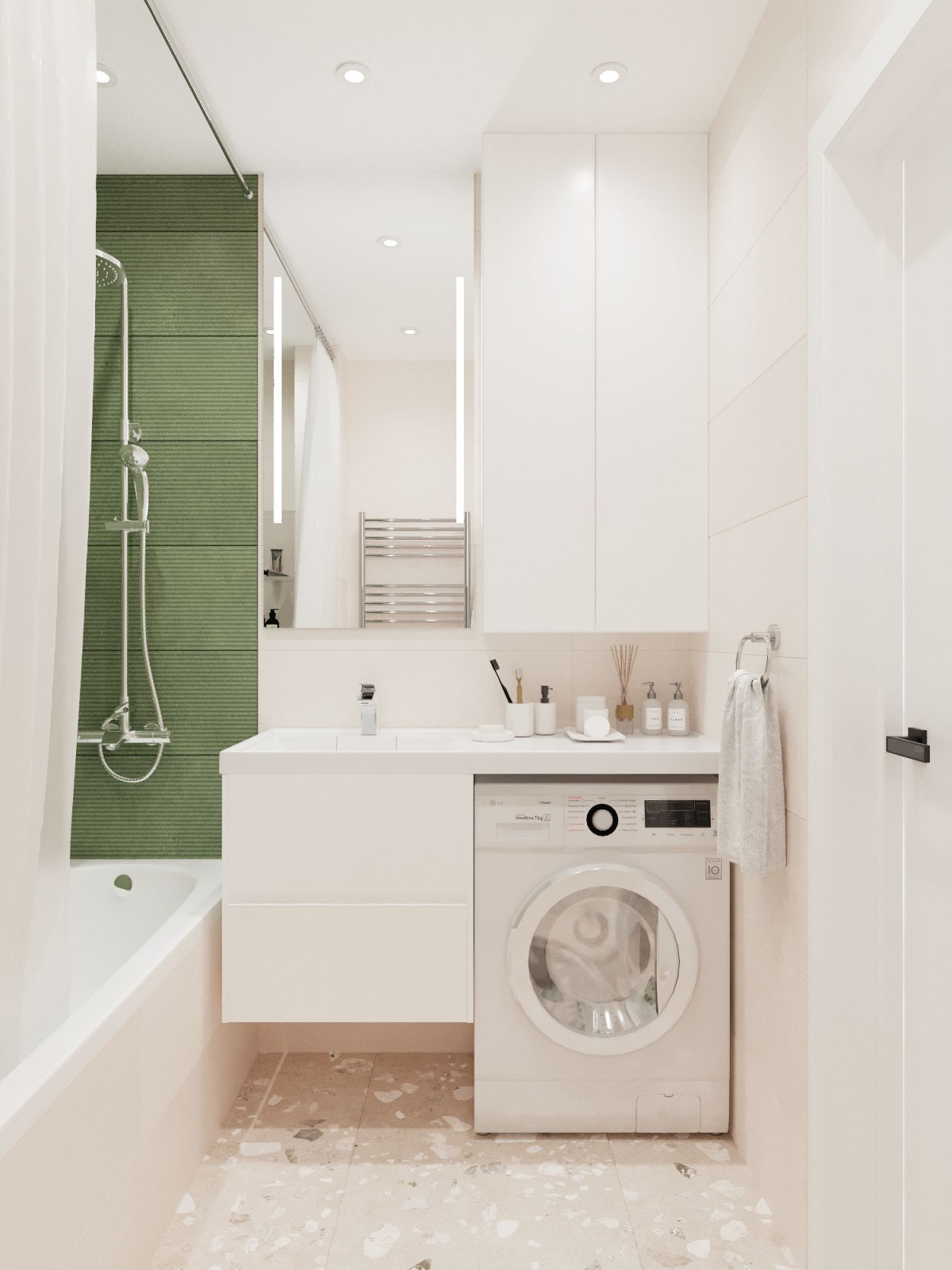 Дизайн-проект квартиры площадью 57,5 кв.м.