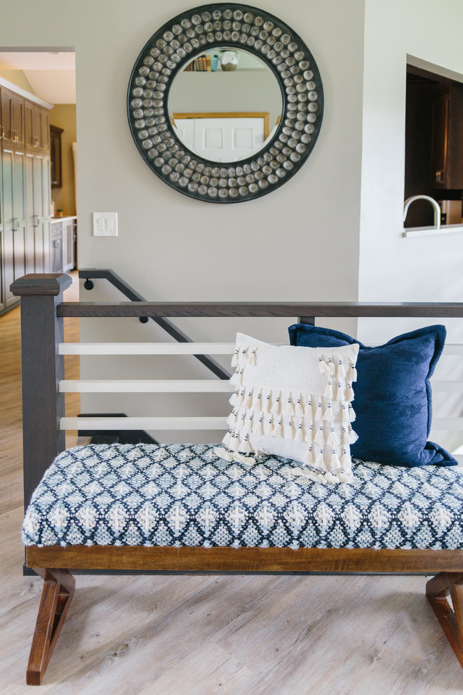 Inspiration for a transitional living room remodel in Minneapolis