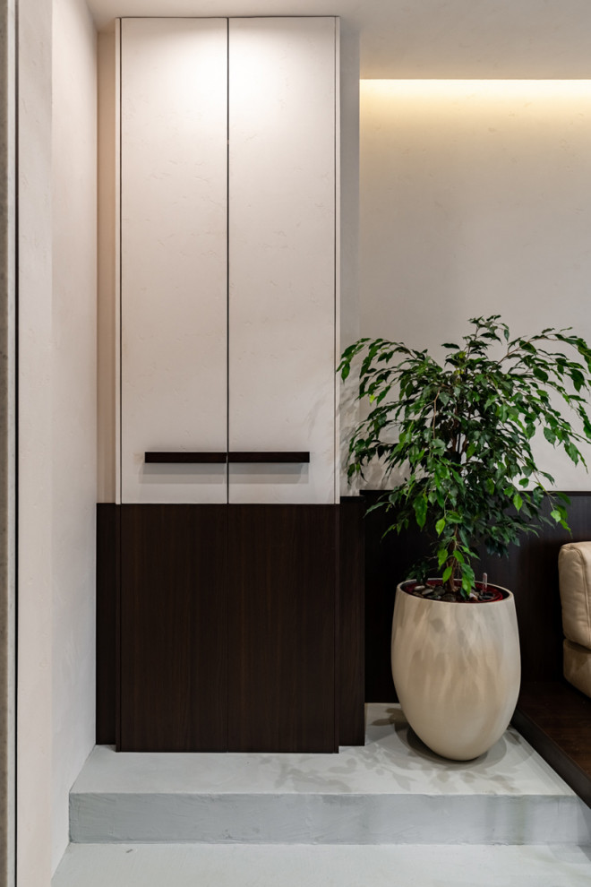 Софт-минимализм на мраморной кухне