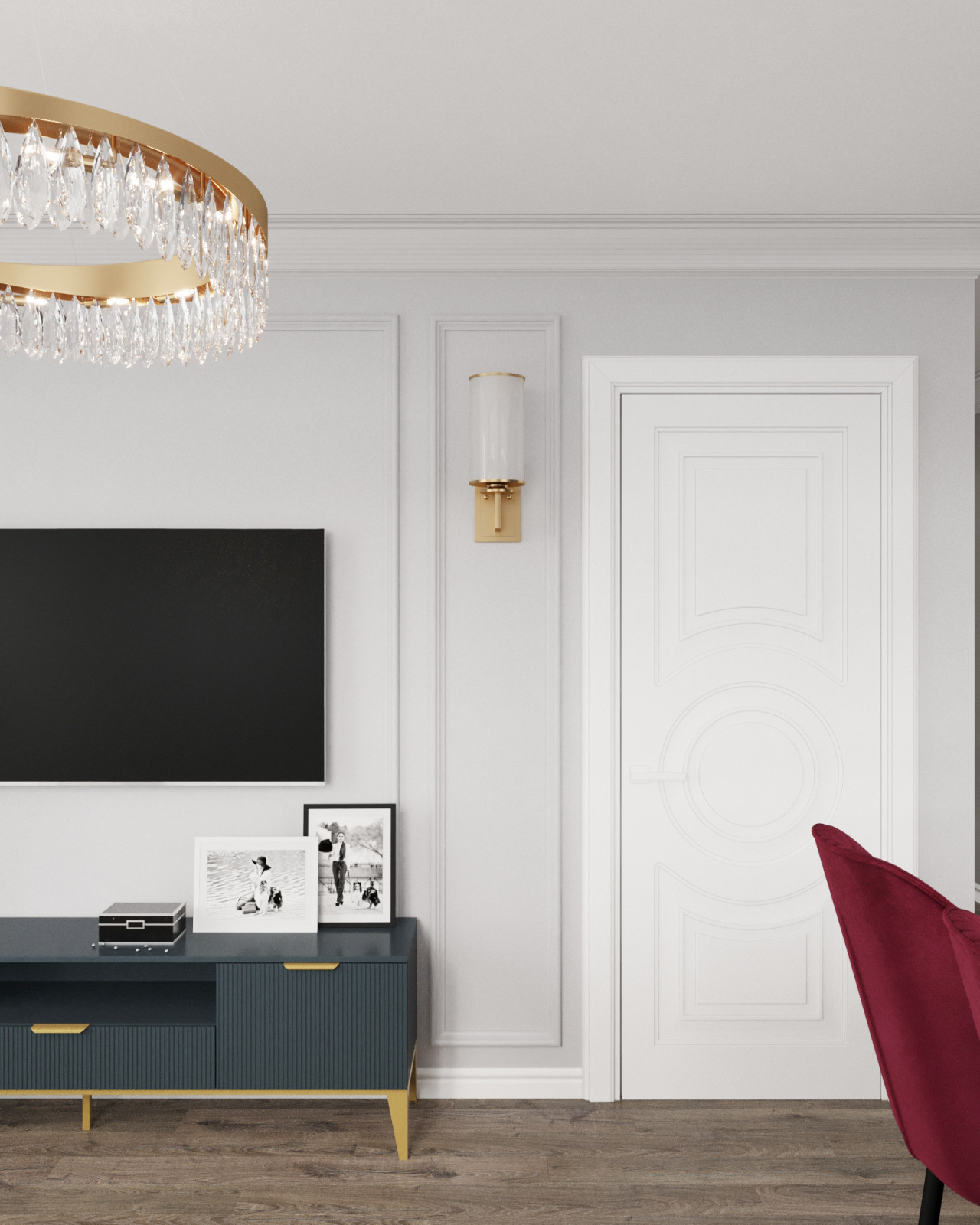 Неоклассика с акцентными элементами