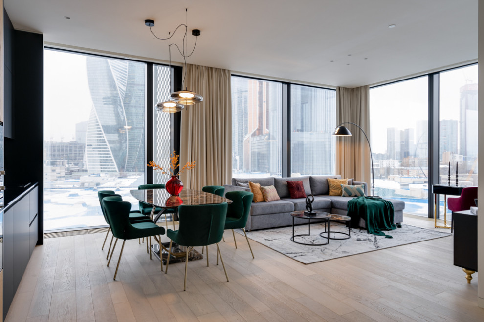 Хоумстейджинг и комплектация квартиры в небоскребе Москва Сити, ЖК Capital Tower