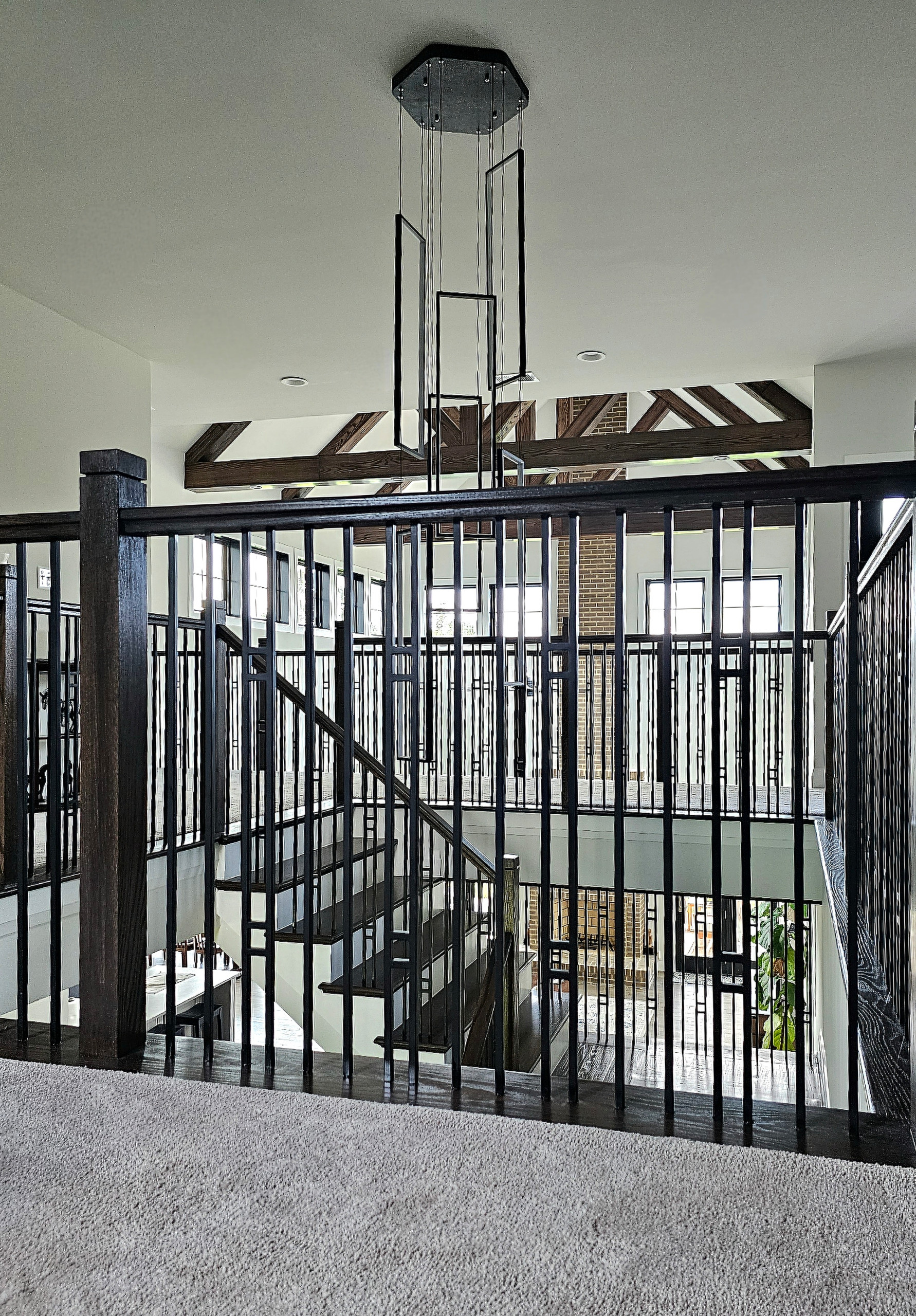 109_Impressive Floating Staircase in Countryside Retreat, Upper Marlboro, MD