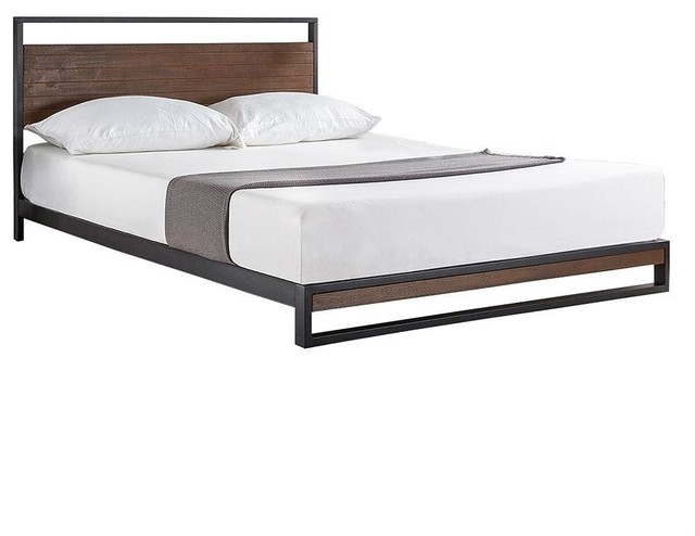 Featured image of post Wood Bed Frame King With Headboard - Two great pieces but.rachaelllove this bed frame and headboard but they are completely separate so the ken678i just bought this bedframe and its beautiful but they dont provide the proper wood roll to hold.